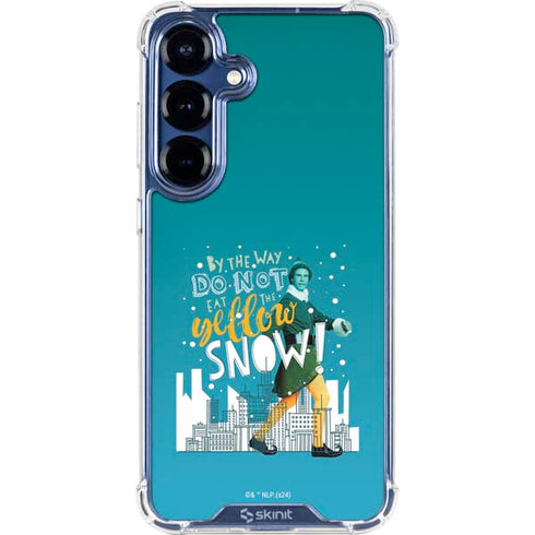 Elf Buddy Don’t Eat Yellow Snow Galaxy S25 Clear Case